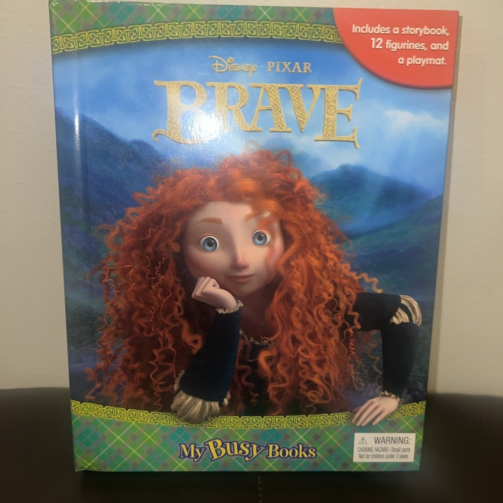 Disney Brave Merida (My Busy Books) With 9 Figures Complete‎ 2012 Original Read